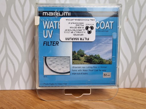 Zdjęcie oferty: Filtr Marumi water proof coat UV 82mm