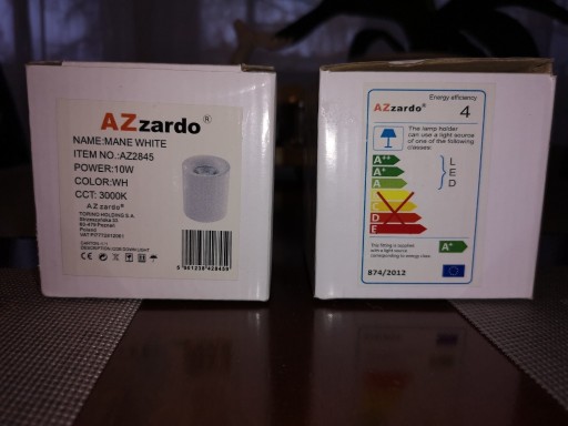 Zdjęcie oferty: Lampa Azzardo Mane White 10W AZ2845