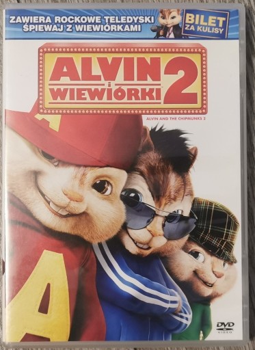 Zdjęcie oferty: Alvin i wiewiórki 2 / DVD / PL