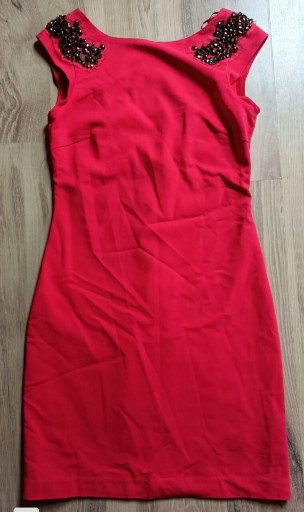 Zdjęcie oferty: Zara Elegancka sukienka, czerwona, r. M