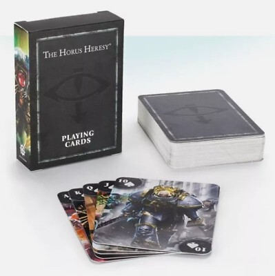 Zdjęcie oferty: HORUS HERESY PLAYING CARDS 2022  NOWE FOLIA OOP 