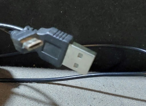 Zdjęcie oferty: Kabel 0.5m Przewód USB-A / USB-micro-B