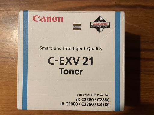 Zdjęcie oferty: Toner CANON C-EXV 21 - CYAN niebieski