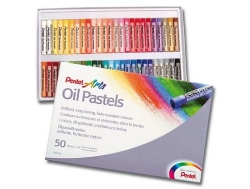 Zdjęcie oferty: Pastele olejne Pentel Arts 50 kolorów – kredki