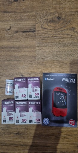 Zdjęcie oferty: Abra glukometr Paski ogromny zestaw na prezent nowy 