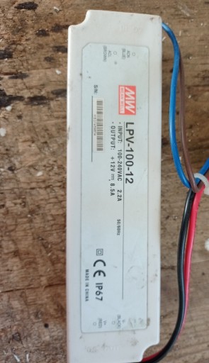 Zdjęcie oferty: Zasilacz 12V 100W 8,5A Mean well 