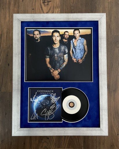 Zdjęcie oferty: Godsmack - oryginalne autografy! Piękna oprawa!