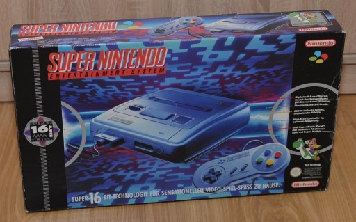 Zdjęcie oferty: ORYGINALNA KONSOLA NINTENDO SNES KOMPLET