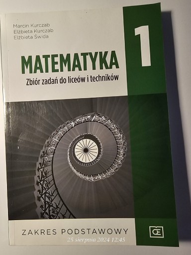 Zdjęcie oferty: Matematyk zbiór zadań  kl.1 liceum/technikum
