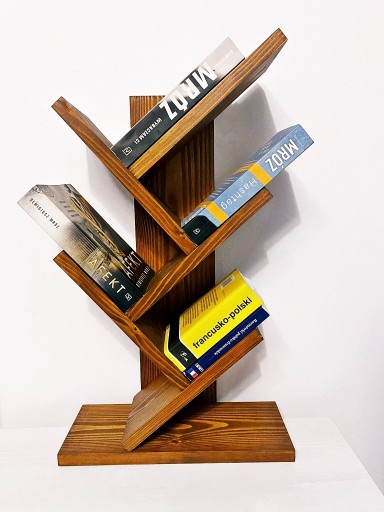 Zdjęcie oferty: Półka jodełka drewniana, regał, na książki