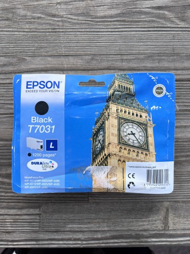 Zdjęcie oferty: EPSON Black T7031 TUSZ DO DRUKARKI