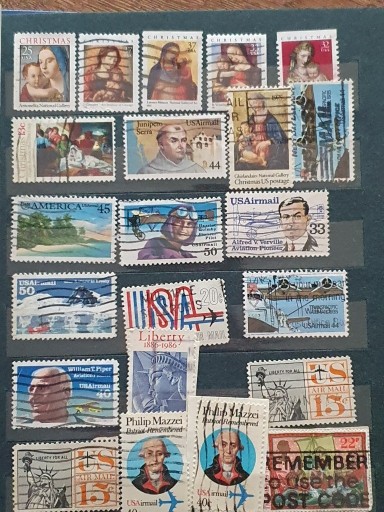 Zdjęcie oferty: USA zestaw znaczkow widocznych ,sprzedam