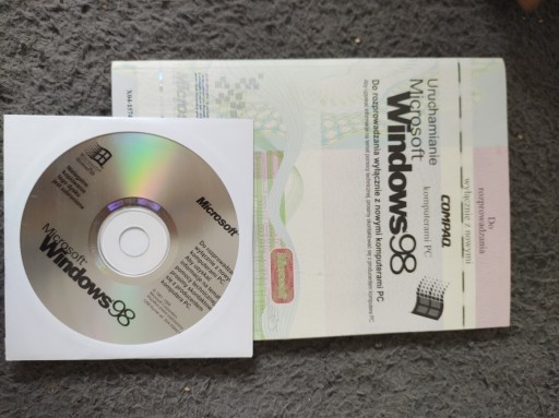 Zdjęcie oferty: Microsoft Windows 98.