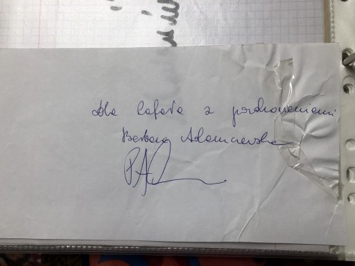 Zdjęcie oferty: Piotr Adamczewski, Barbara Adamczewska AUTOGRAFY