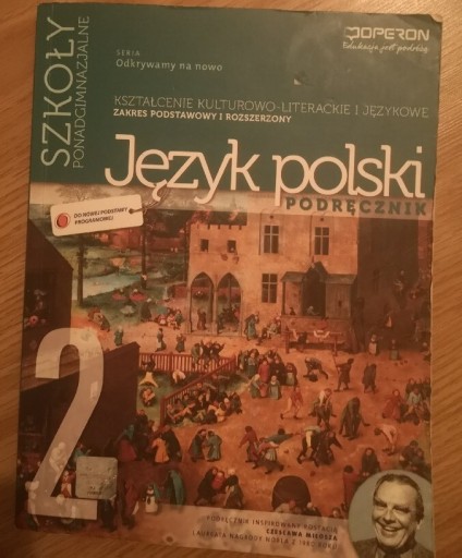 Zdjęcie oferty: Podręcznik do języka polskiego cz2 wyd. Opera