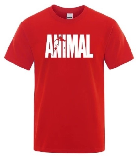 Zdjęcie oferty: Koszulka, T-shirt, Animal ,r. L czerwony