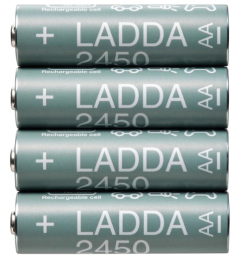 Zdjęcie oferty: Grube paluszki akumulatorki baterie IKEA AA R6 2450mAH 4 szt.