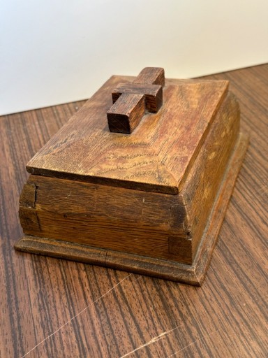 Zdjęcie oferty: Stara drewniana szkatułka 