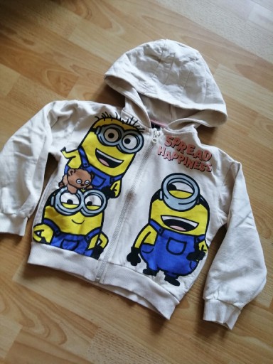 Zdjęcie oferty: Bluza bawełniana z kapturem Minions 116 minionki