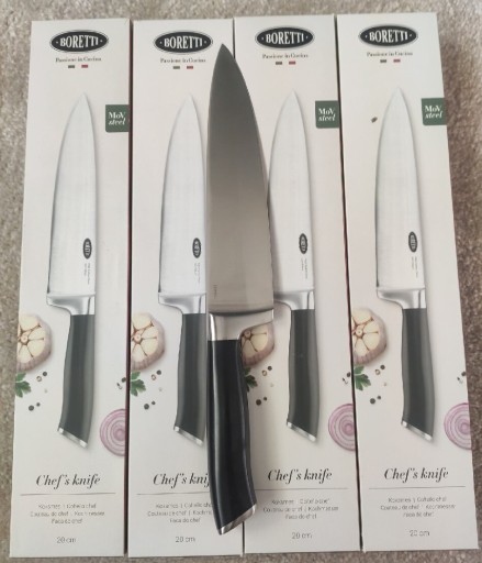 Zdjęcie oferty: Nowe noże kuchenne - 20cm - stal nierdzewna 