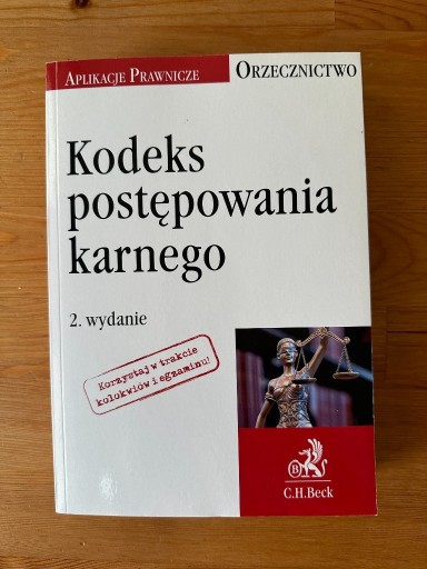 Zdjęcie oferty: KODEKS POSTĘPOWANIA KARNEGO ORZECZNICTWO APLIKANTA