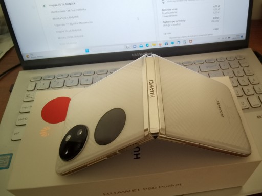 Zdjęcie oferty: huawei P50 Pocket, gwarancja na zbicie