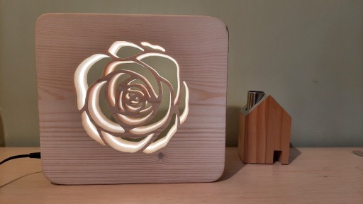Zdjęcie oferty: Lampka - LED - Kwiat, róża, pąk