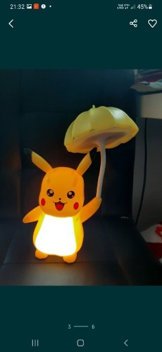 Zdjęcie oferty: Lampka pokemon z parasolem