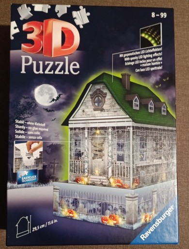 Zdjęcie oferty: Puzzle 3D nawiedzony dom Ravensburger