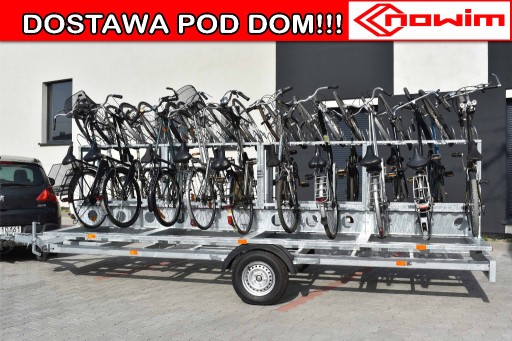 Zdjęcie oferty: przyczepa rowerowa na 20 rowerów 750 kg na rowery