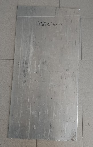 Zdjęcie oferty: Blacha aluminiowa aluminium 4mm 890x450x4mm 89x45cm
