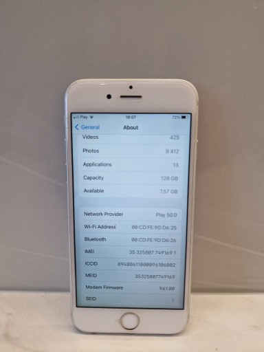 Zdjęcie oferty: iPhone 6S  8 GB RAM / 128 GB pamięci 4G (LTE) biały