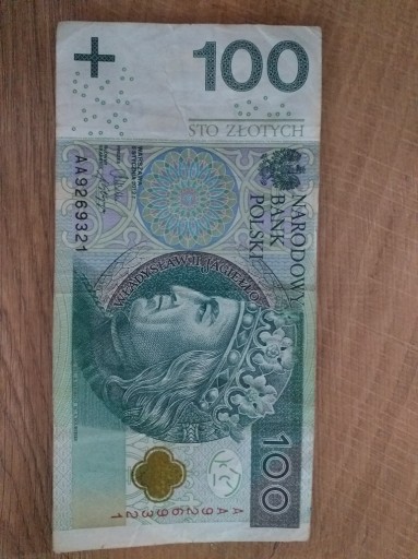 Zdjęcie oferty: Banknot 100 zł seria AA