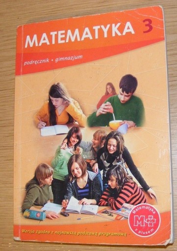 Zdjęcie oferty: MATEMATYKA 3 PODRĘCZNIK MAŁGORZATA DOBROWOLSKA