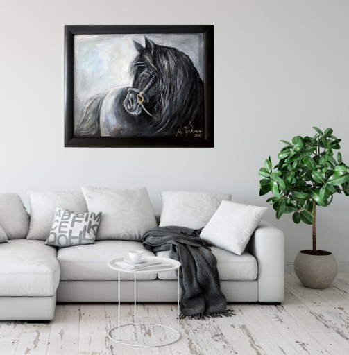 Zdjęcie oferty: Obraz na płótnie "Horse" 40x50 cm