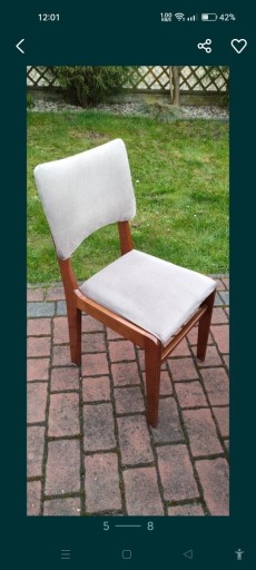 Zdjęcie oferty: Sześć krzeseł tapicerowanych