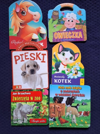 Zdjęcie oferty: Zestaw książeczek dla przedszkolaka o zwierzętach