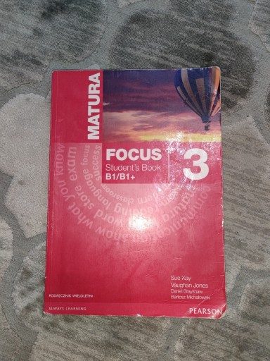 Zdjęcie oferty: Podręcznik Matura Focus 3