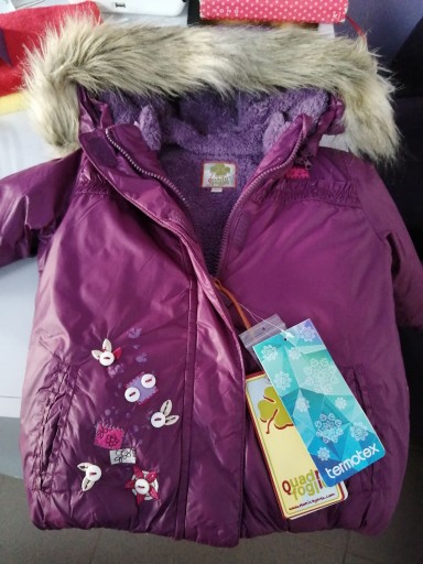 Zdjęcie oferty: Zimowa kurteczka dla dziewczynki, rozm. 80cm