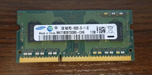 Zdjęcie oferty: Pamięć Samsung DDR3 1GB