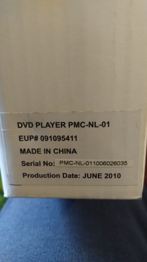 Zdjęcie oferty: NOWY odtwarzacz DVD PMC-NL-01