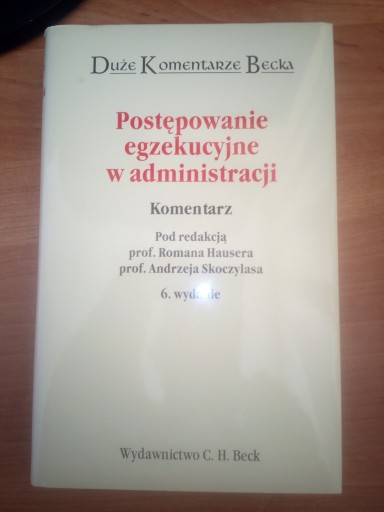 Zdjęcie oferty: POSTĘPOWANIE EGZEKUCYJNE W ADMINISTRACJI Komentarz