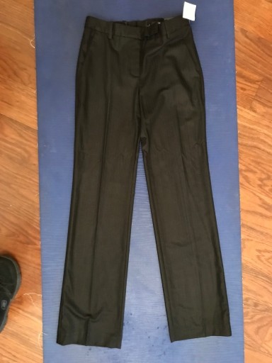 Zdjęcie oferty: Spodnie z kantem H&M czarne z prążkiem 34 NOWE