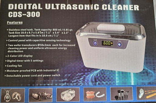 Zdjęcie oferty: Myjka ultradźwiękowa cds-300 