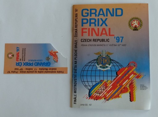 Zdjęcie oferty: GP Czech program + bilet żużel speedway 