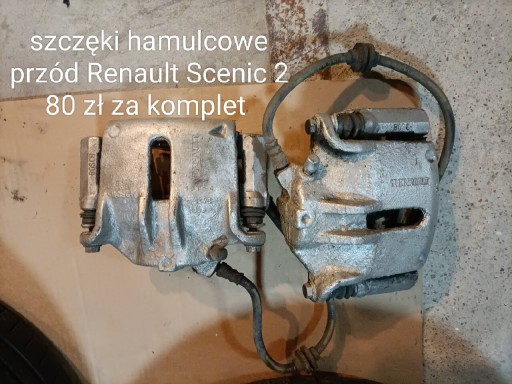 Zdjęcie oferty: Zaciski hamulcowe szczęki Renault Scenic 2 