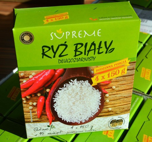 Zdjęcie oferty: Ryż biały długoziarnisty 25,2kg pakowany po 0,6kg