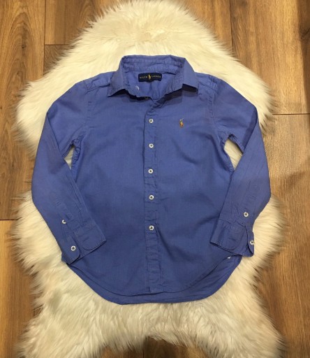 Zdjęcie oferty: Niebieska koszula lniana Ralph Lauren XXS