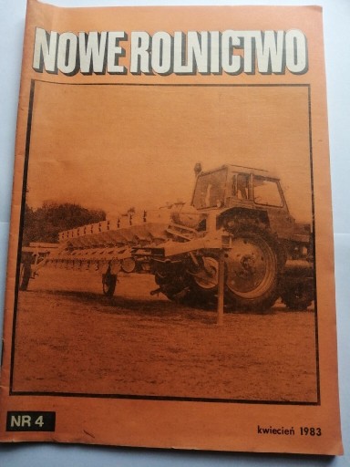 Zdjęcie oferty: Nowe Rolnictwo nr. 4/83  Kwiecień 1983