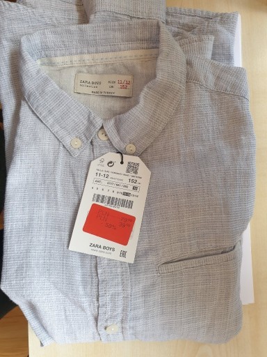 Zdjęcie oferty: Koszula chłopięca ZARA BOYS rozmiar 11/12 152cm